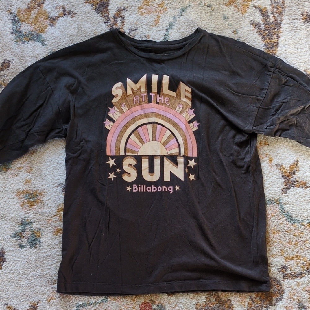 Billabong Black Long Sleeve Tee - Smile Design